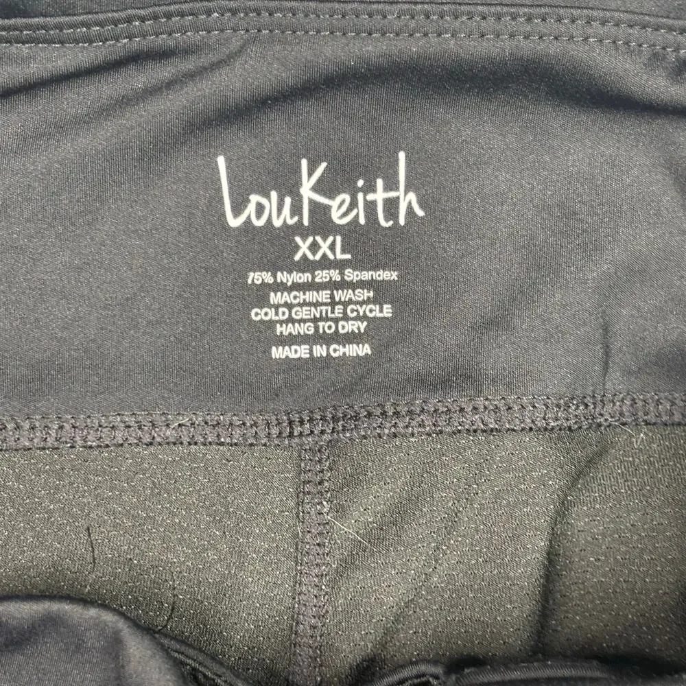 LouKeith Black Athletic Skort XXL Women Pickleball Golf Tennis‎ Activewear Skirt